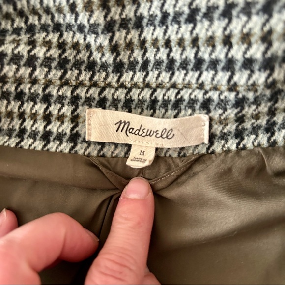 Madewell Houndstooth Oversize Knit Blazer - Picture 2 of 4